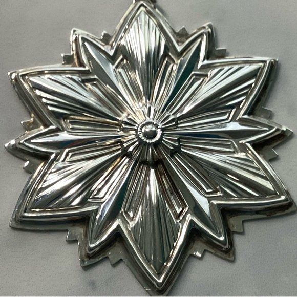 Silver Snowflake Ornament - Picture 2 of 4